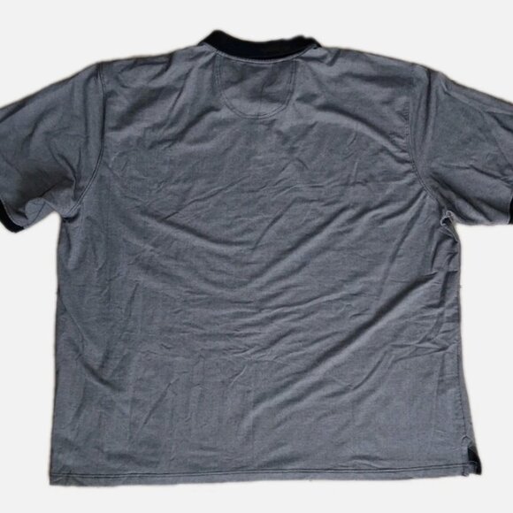 Rocawear Polo Shirt Mens 6XB Big & Tall Gray Short Sleeve Embroidered Logo - Picture 2 of 10